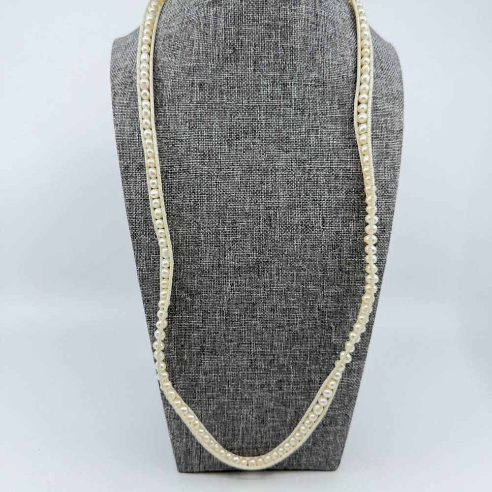 Y2K Bohemian Pearl Leather Wrap Necklace Multi-Strand Statement Gift Unique Chic